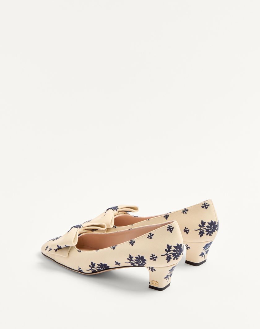 BOWOW DÉCOLLETÉ IN PAPIER FLORAL FABRIC 45MM - Image 6